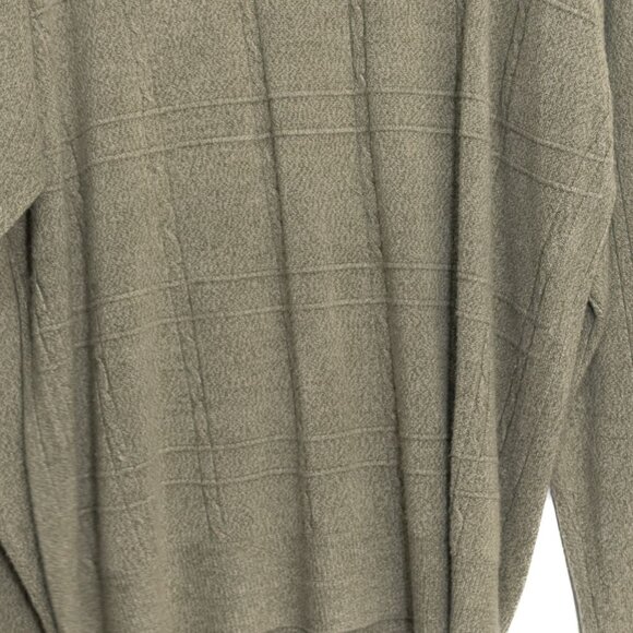 Dockers Size XL Cozy Olive Green Cable Knit Sweater - Picture 4 of 8